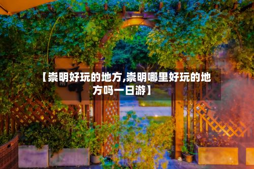 【崇明好玩的地方,崇明哪里好玩的地方吗一日游】