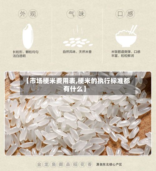 【市场梗米费用表,梗米的执行标准都有什么】