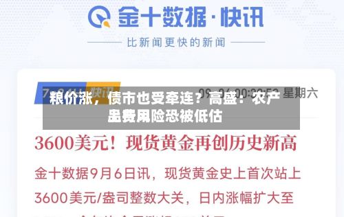 粮价涨，债市也受牵连？高盛：农产品费用上行风险恐被低估-第3张图片