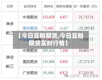 【今日豆粕期货,今日豆粕期货实时行情】-第2张图片