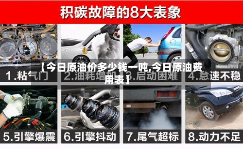 【今日原油价多少钱一吨,今日原油费用表】