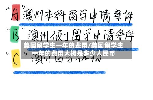 美国留学生一年的费用/美国留学生一年的费用大概是多少人民币