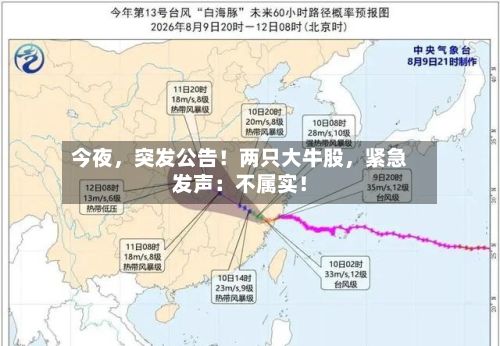 今夜，突发公告！两只大牛股	，紧急发声：不属实！-第3张图片