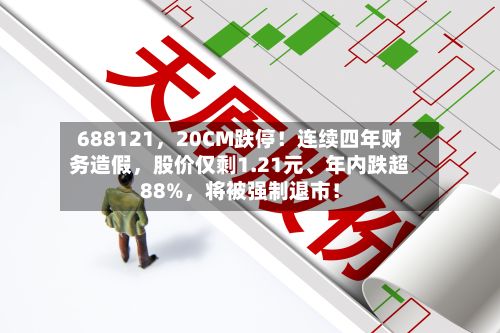 688121，20CM跌停！连续四年财务造假	，股价仅剩1.21元、年内跌超88%，将被强制退市！-第3张图片