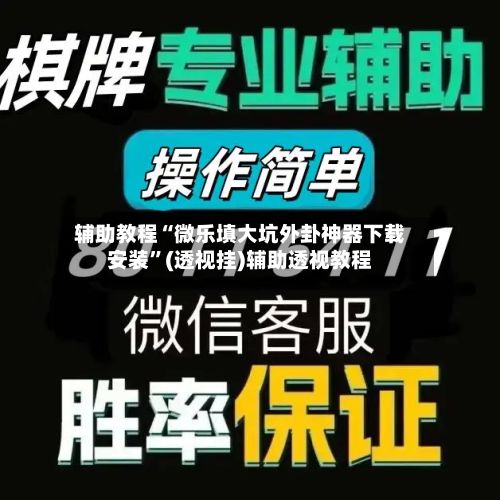 辅助教程“微乐填大坑外卦神器下载安装	”(透视挂)辅助透视教程-第2张图片