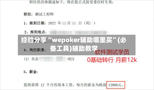 经验分享“wepoker辅助哪里买	”(必备工具)辅助教学-第2张图片