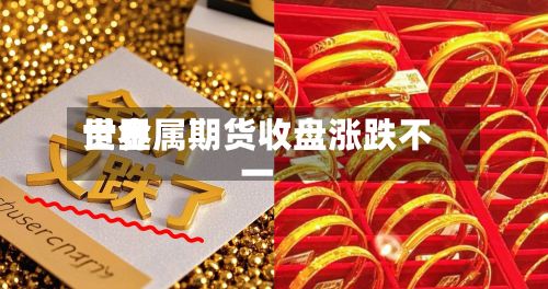 世界
贵金属期货收盘涨跌不一