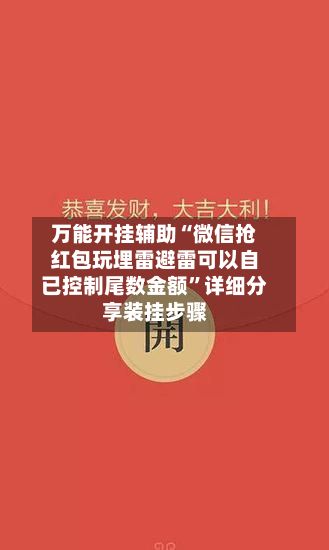 万能开挂辅助“微信抢红包玩埋雷避雷可以自已控制尾数金额”详细分享装挂步骤-第3张图片