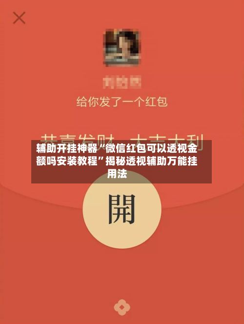 辅助开挂神器“微信红包可以透视金额吗安装教程”揭秘透视辅助万能挂用法-第2张图片