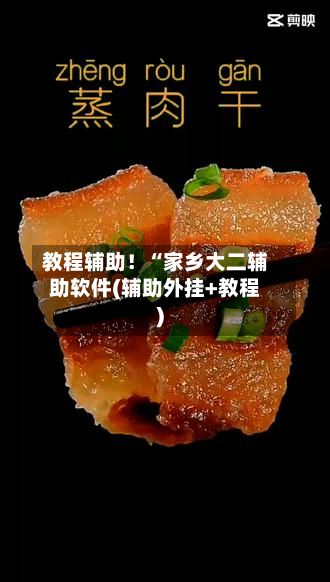 教程辅助!“家乡大二辅助软件(辅助外挂+教程)-第2张图片