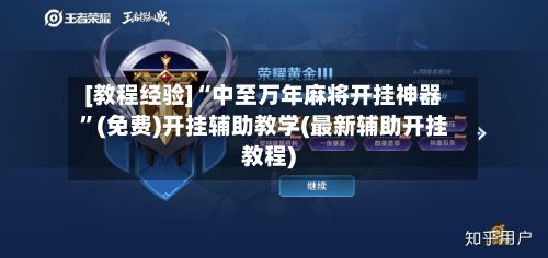 [教程经验]“中至万年麻将开挂神器”(免费)开挂辅助教学(最新辅助开挂教程)-第3张图片