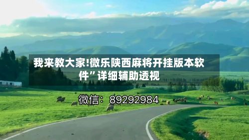 我来教大家!微乐陕西麻将开挂版本软件”详细辅助透视-第2张图片