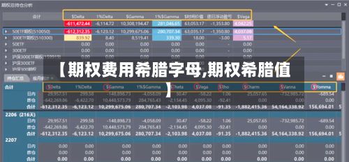 【期权费用希腊字母,期权希腊值】