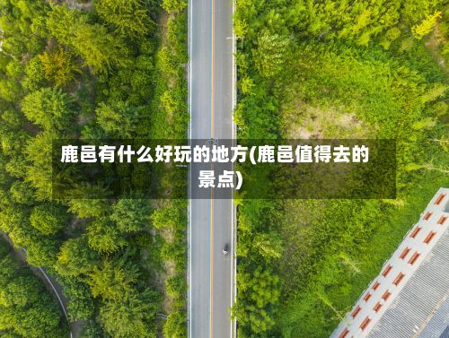 鹿邑有什么好玩的地方(鹿邑值得去的景点)