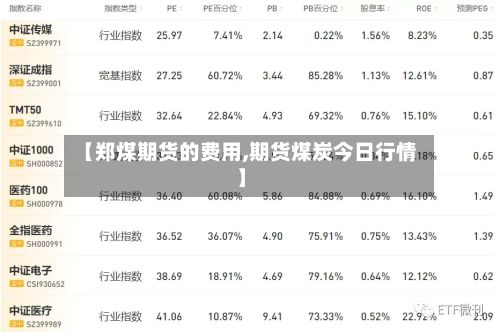【郑煤期货的费用,期货煤炭今日行情】-第2张图片