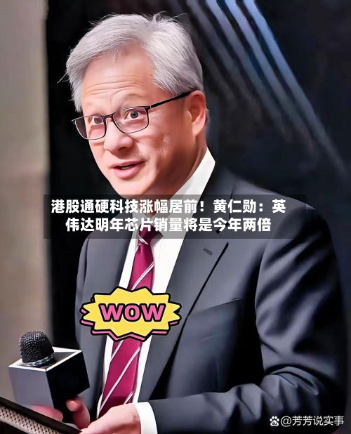 港股通硬科技涨幅居前！黄仁勋：英伟达明年芯片销量将是今年两倍