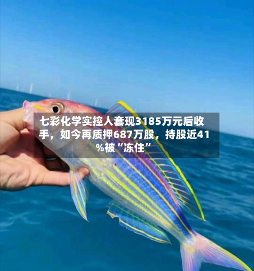 七彩化学实控人套现3185万元后收手,如今再质押687万股,持股近41%被“冻住”