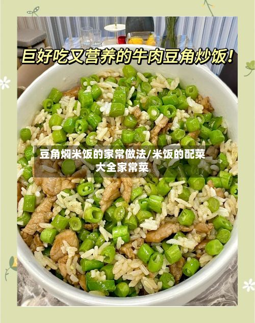 豆角焖米饭的家常做法/米饭的配菜大全家常菜-第3张图片
