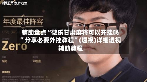 辅助盘点“微乐甘肃麻将可以开挂吗	”分享必要外挂教程”(透视)详细透视辅助教程-第2张图片