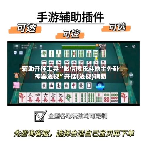 辅助开挂工具“微信微乐斗地主外卦神器透视”开挂(透视)辅助-第2张图片