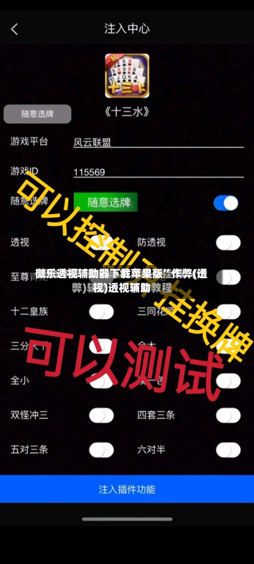 微乐透视辅助器下载苹果版	”作弊(透视)透视辅助-第2张图片