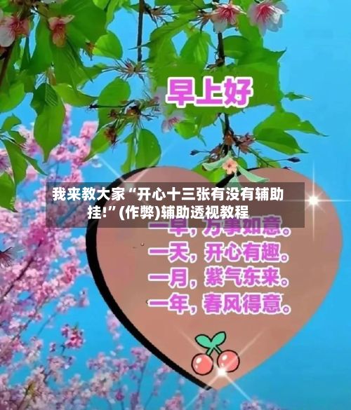 我来教大家“开心十三张有没有辅助挂!”(作弊)辅助透视教程-第2张图片