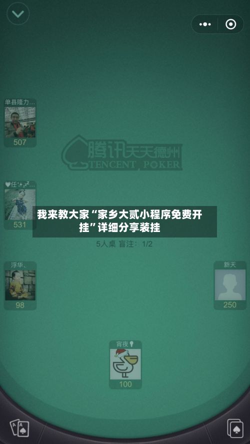 我来教大家“家乡大贰小程序免费开挂”详细分享装挂-第2张图片