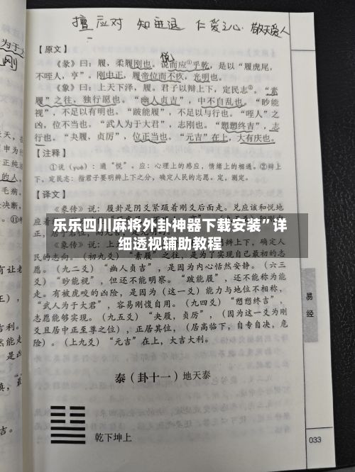 乐乐四川麻将外卦神器下载安装”详细透视辅助教程-第2张图片