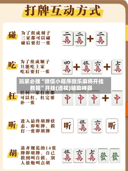 玩家必搜“微信小程序微乐麻将开挂教程	”开挂(透视)辅助神器-第3张图片