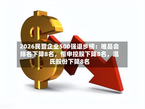 2026民营企业500强退步榜：唯品会排名下降8名，恒申控股下降8名，温氏股份下降8名