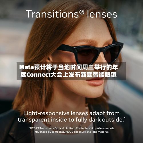 Meta预计将于当地时间周三举行的年度Connect大会上发布新款智能眼镜