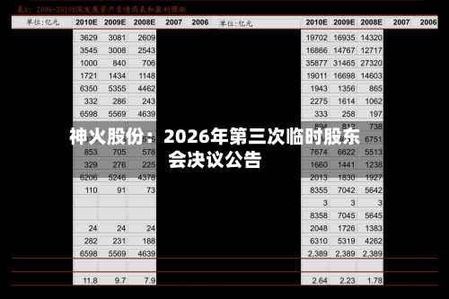 神火股份：2026年第三次临时股东会决议公告