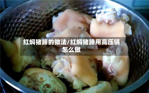红焖猪蹄的做法/红焖猪蹄用高压锅怎么做