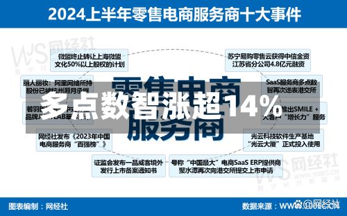 多点数智涨超14%