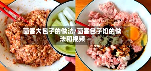 茴香大包子的做法/茴香包子馅的做法和视频