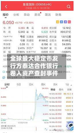 全球最大稳定币发行方泰达合作银行卷入资产查封事件-第1张图片