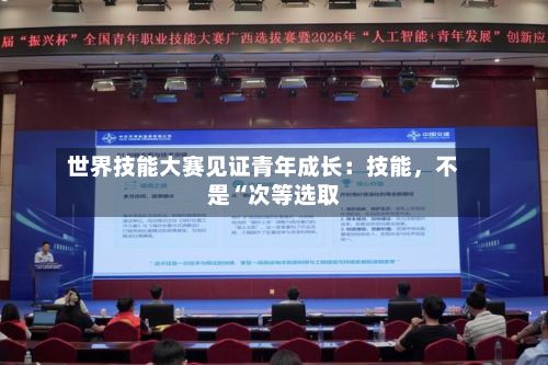 世界技能大赛见证青年成长：技能，不是“次等选取”-第2张图片