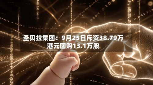 圣贝拉集团：9月25日斥资38.79万港元回购13.1万股-第2张图片