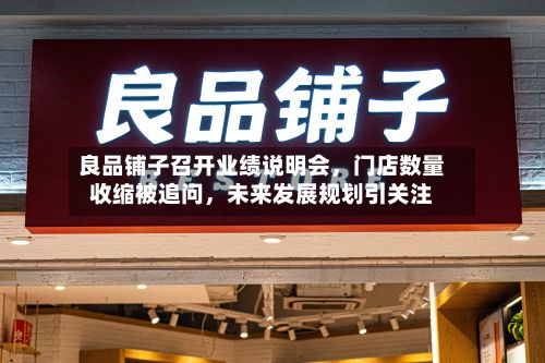 良品铺子召开业绩说明会	，门店数量收缩被追问，未来发展规划引关注-第1张图片