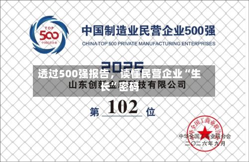 透过500强报告，读懂民营企业“生长”密码-第2张图片