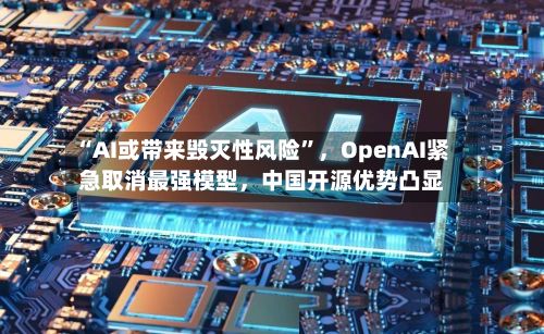 “AI或带来毁灭性风险	”，OpenAI紧急取消最强模型	，中国开源优势凸显-第2张图片