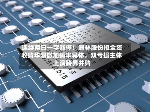 连续两日一字涨停！园林股份拟全资收购华澜微加码半导体，双亏损主体上演跨界并购-第2张图片