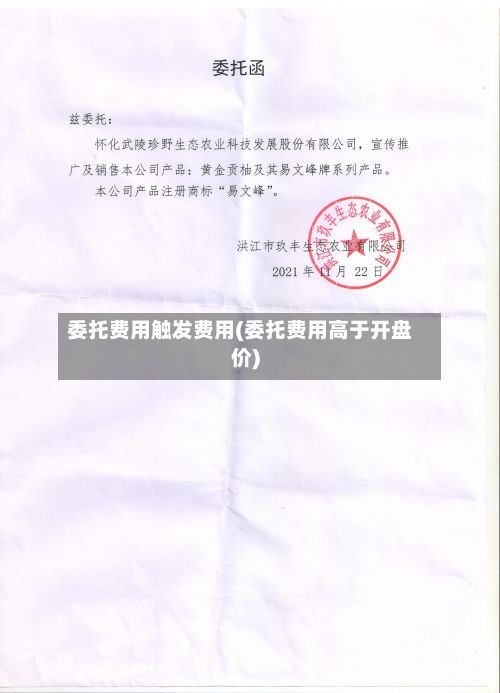 委托费用触发费用(委托费用高于开盘价)-第3张图片