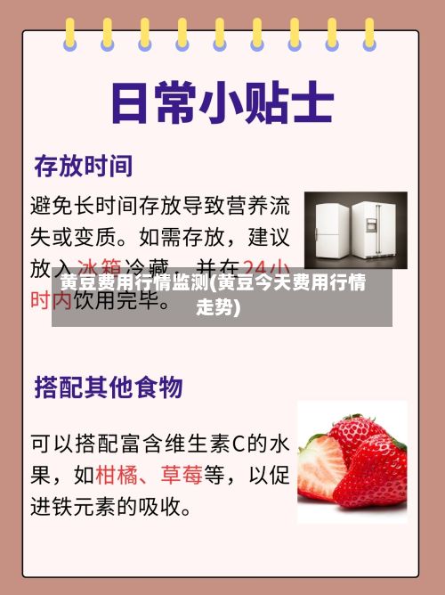 黄豆费用行情监测(黄豆今天费用行情走势)