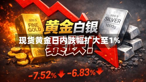 现货黄金日内跌幅扩大至1%