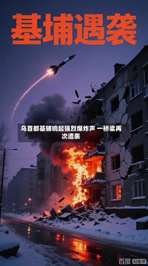 乌首都基辅响起强烈爆炸声 一桥梁再次遭袭-第2张图片
