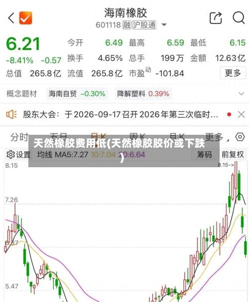 天然橡胶费用低(天然橡胶胶价或下跌)