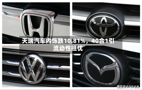 天瑞汽车内饰跌10.81%	，40合1引流动性担忧-第2张图片