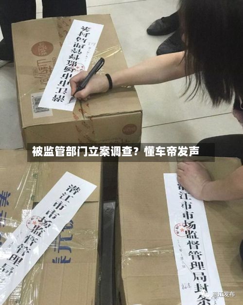 被监管部门立案调查？懂车帝发声-第2张图片