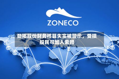 劲拓股份财务核算失实被警示，受损股民可加入索赔-第2张图片
